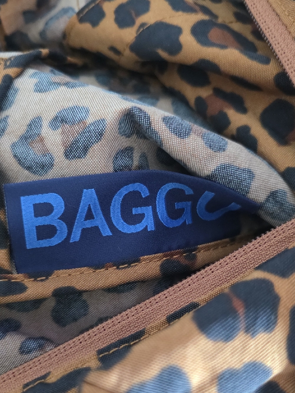 NWT Baggu Everyday Cloud Bag In Leopard - Picture 8 of 8